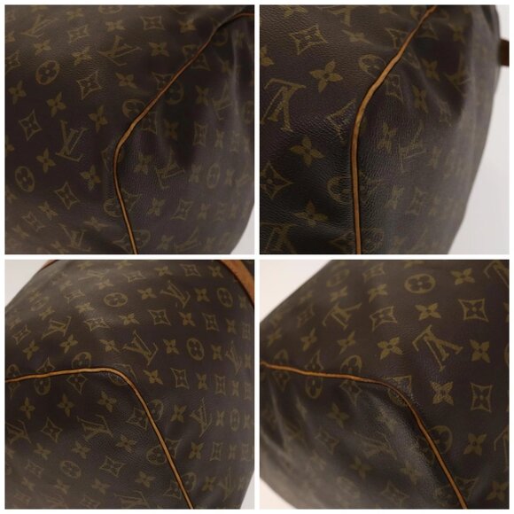 LOUIS VUITTON Monogram Keepall 55 Boston Bag M41424 LV Auth 137090 - Picture 16 of 16